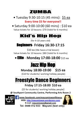 Southport black&white flyer