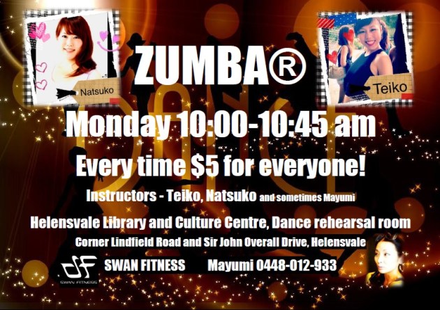 ZUMBA Helensvale flyer