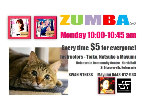 Monday ZUMBA flyer